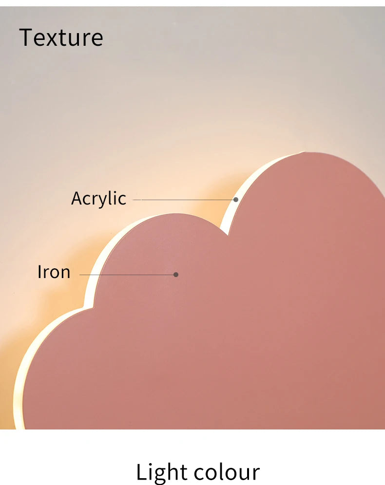 Baby Room Cloud Wall Lamp