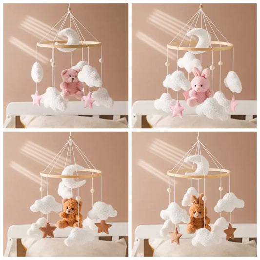 Baby Bell Dream Wooden Crib Mobile