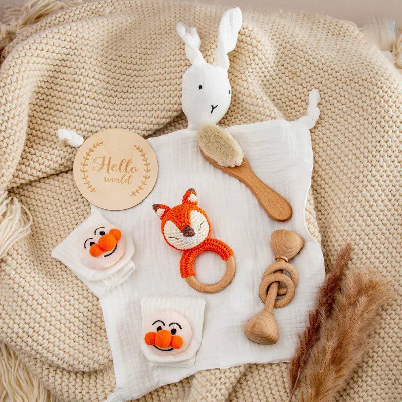 Newborn Double Sided Cotton Blanket Set
