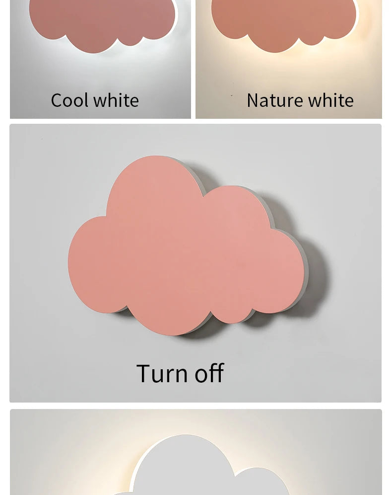 Baby Room Cloud Wall Lamp