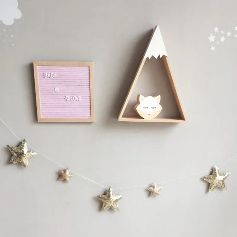 Handmade Nordic Nursery Star Garlands