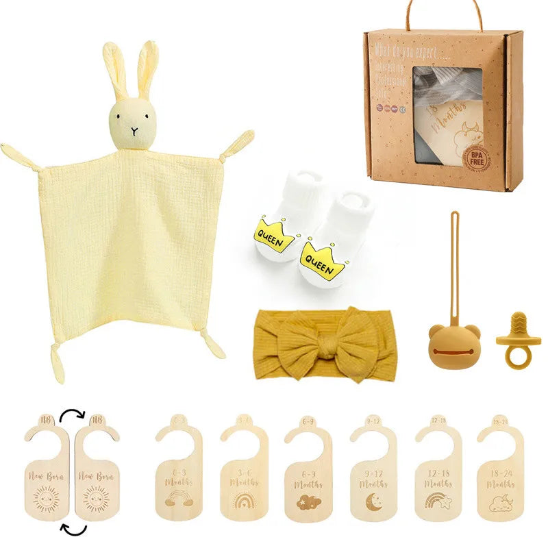 Newborn Double Sided Cotton Blanket Set
