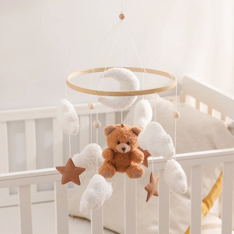 Baby Bell Dream Wooden Crib Mobile