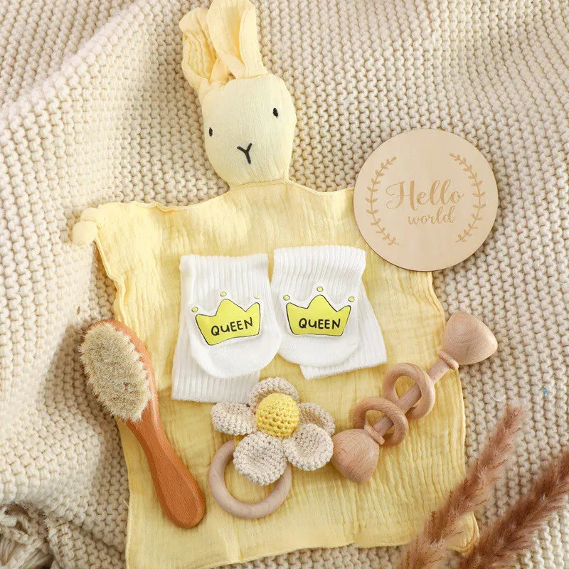 Newborn Double Sided Cotton Blanket Set