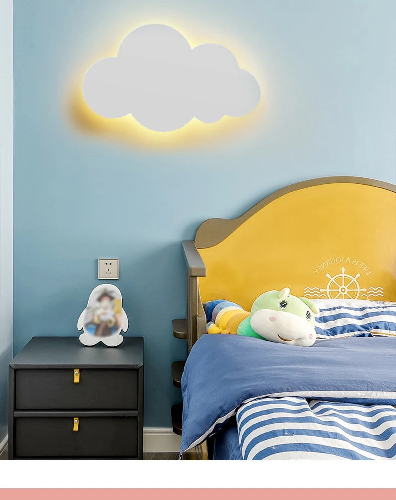 Baby Room Cloud Wall Lamp