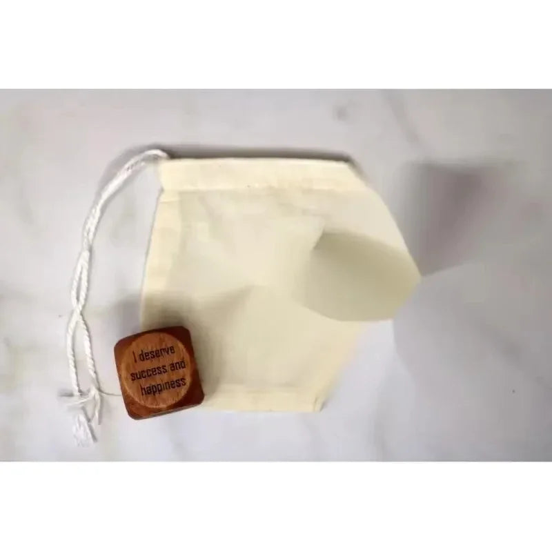 Positive Affirmation Handmade Wooden Dice