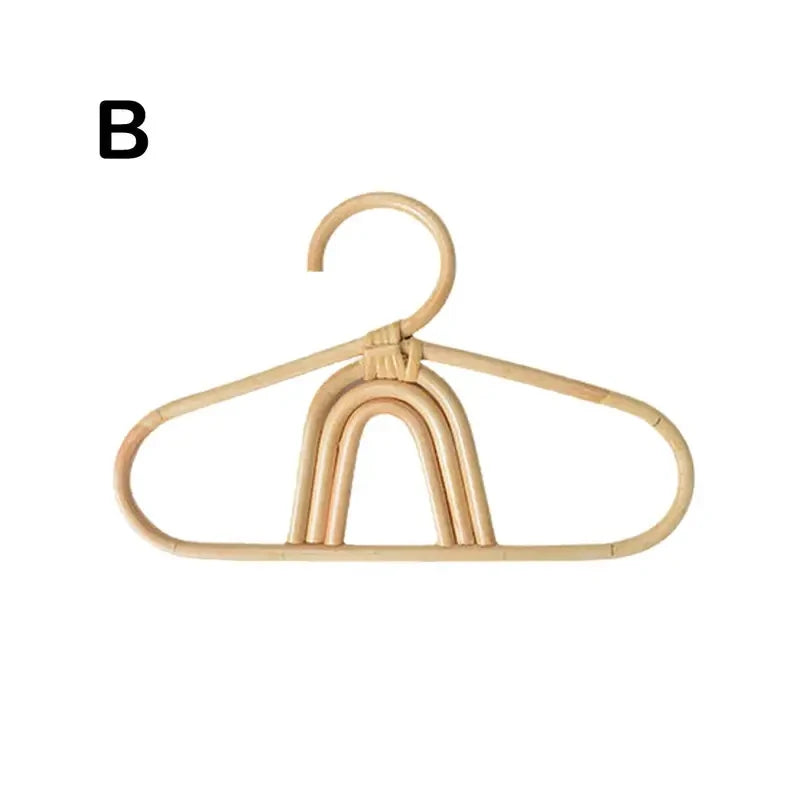 Handmade Rattan Hanger  for Kids Garments