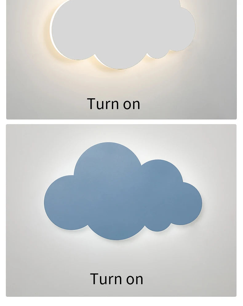 Baby Room Cloud Wall Lamp