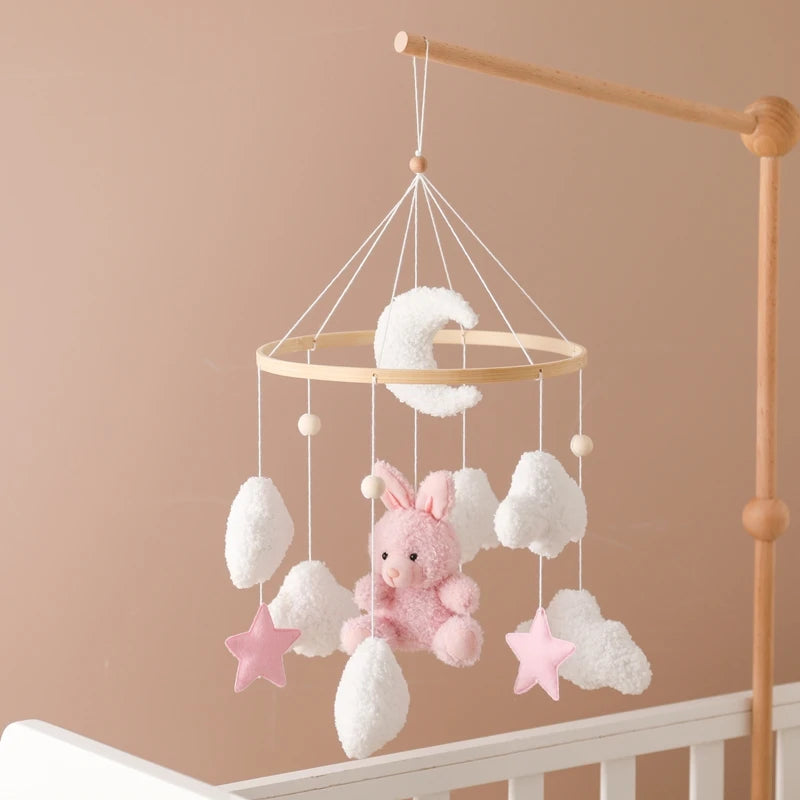 Baby Bell Dream Wooden Crib Mobile