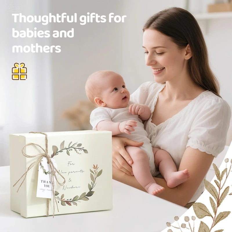 Wooden Rabbit Baby Gift Set