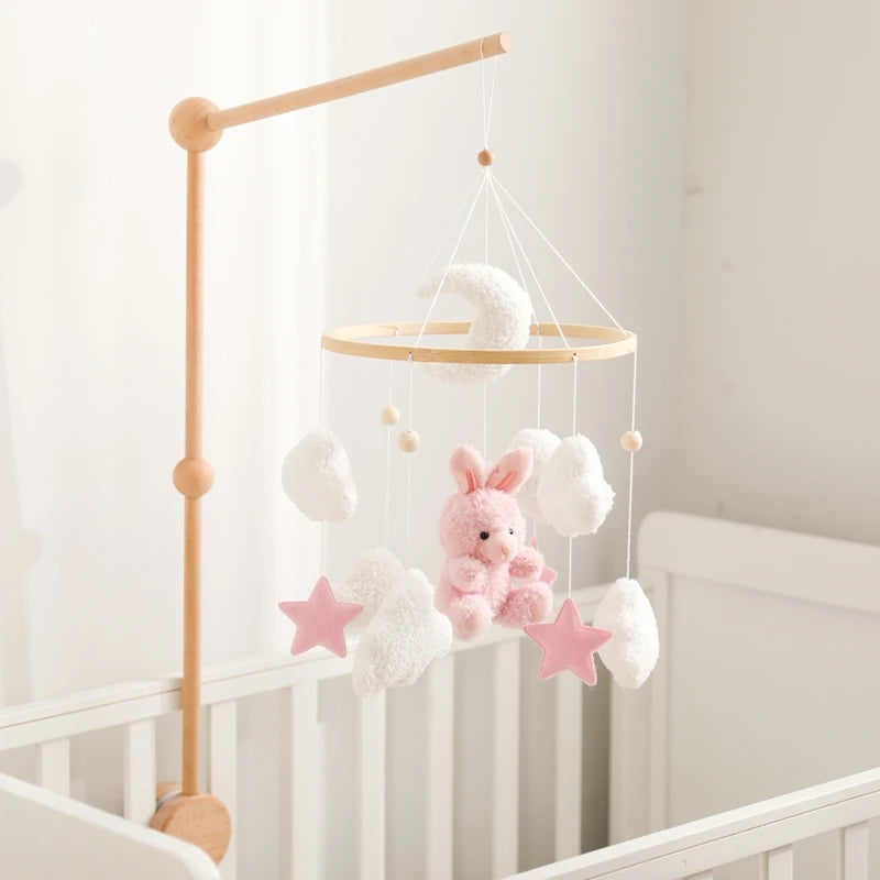 Baby Bell Dream Wooden Crib Mobile