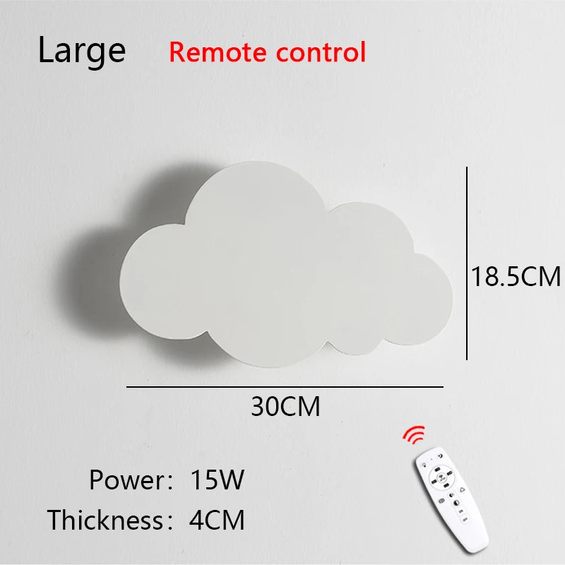 Baby Room Cloud Wall Lamp