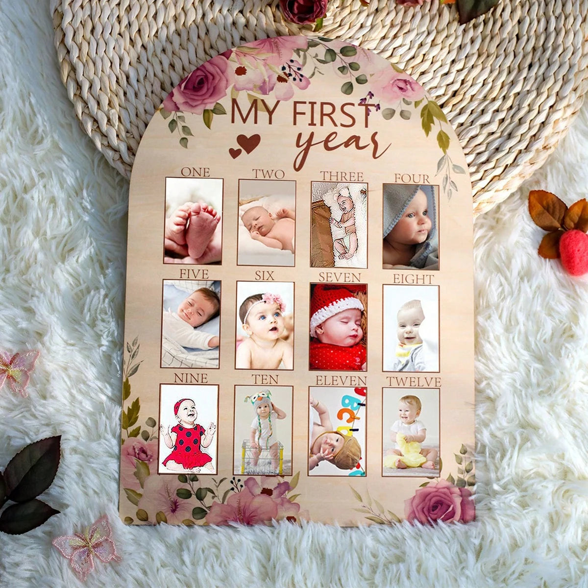 Baby First Year Photo Frame