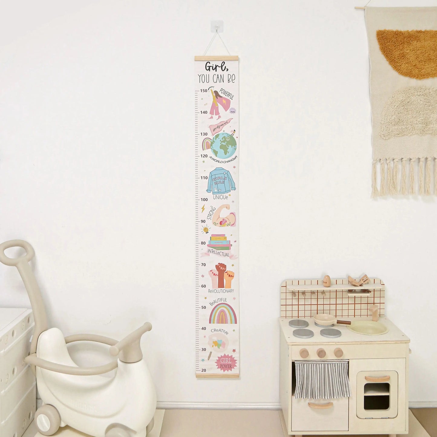 Baby Cartoon Height Ruler Sticker