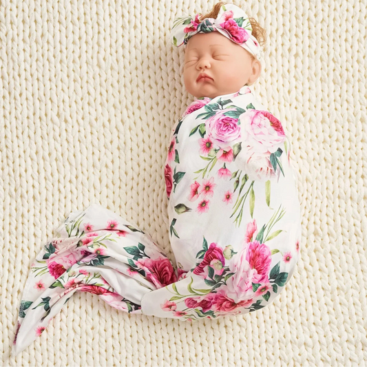 My First-New Born Baby Swaddle