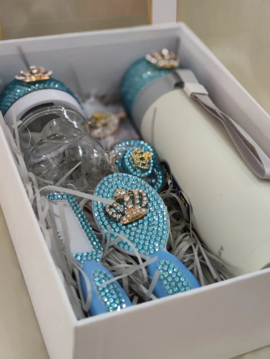 Dollbling Newborn Bedazzled Baby Keepsake Box