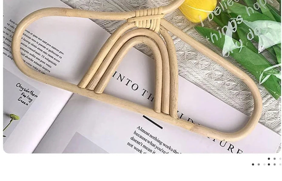 Handmade Rattan Hanger  for Kids Garments