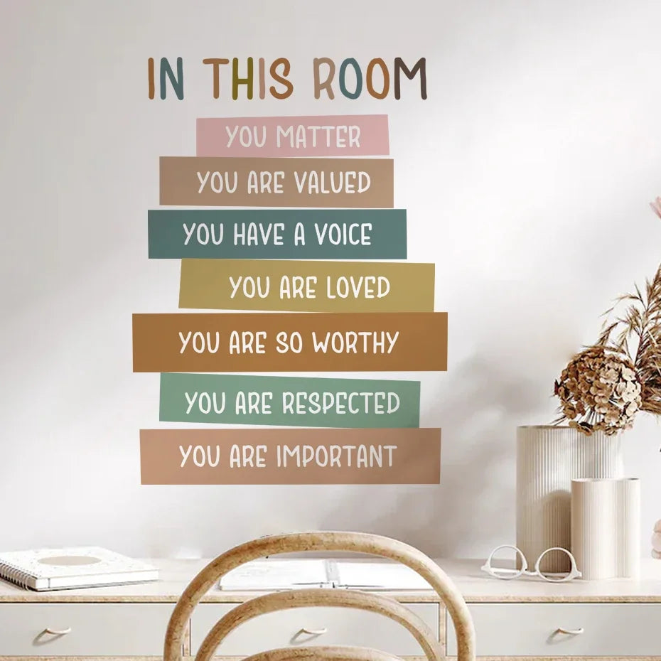 Positive Affirmations Wall Stickers