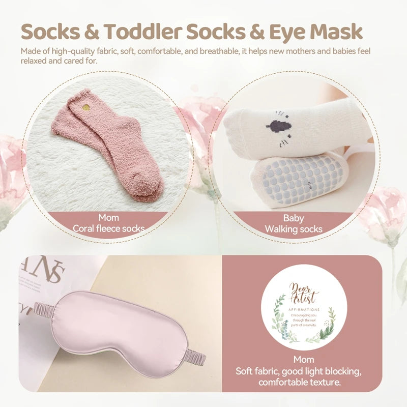 Wooden Rabbit Baby Gift Set