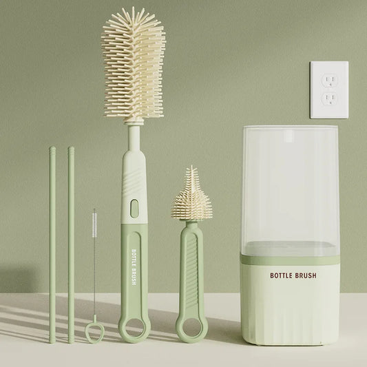 Silicone Baby Bottle Brush Set