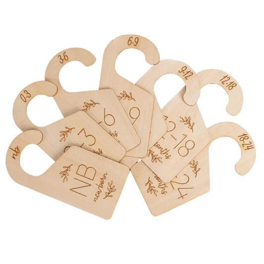 Wooden Nursery Closet Dividers