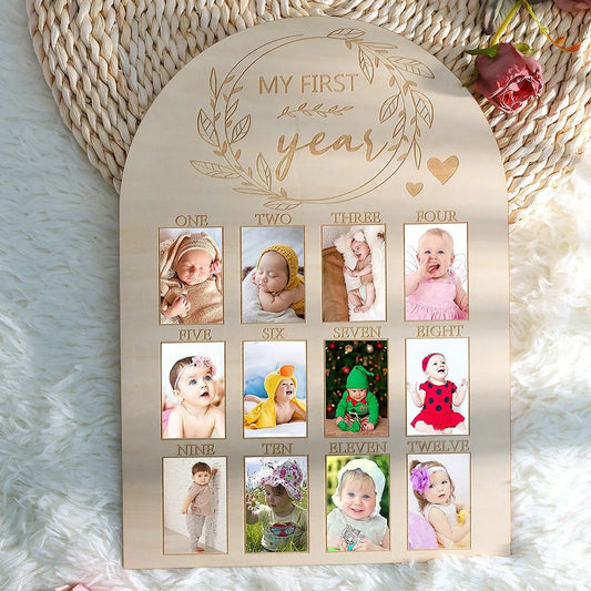 Baby First Year Photo Frame