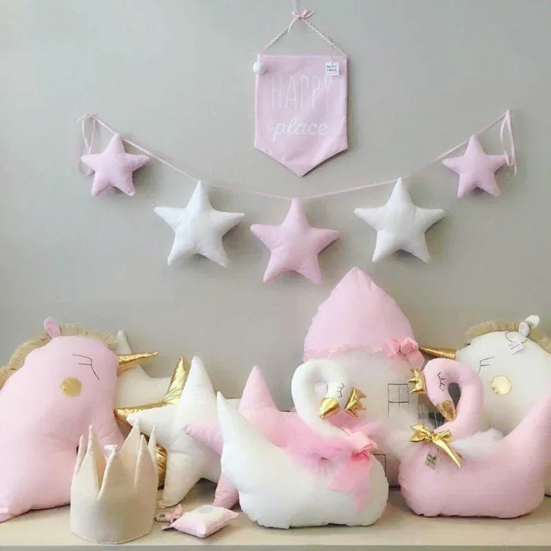 Handmade Nordic Nursery Star Garlands