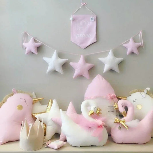 Handmade Nordic Nursery Star Garlands