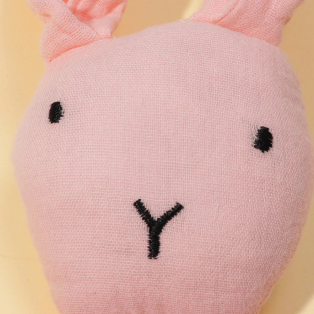 Bunny Love Muslin Tiny Blanket for Babies
