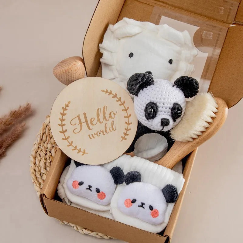 Newborn Double Sided Cotton Blanket Set