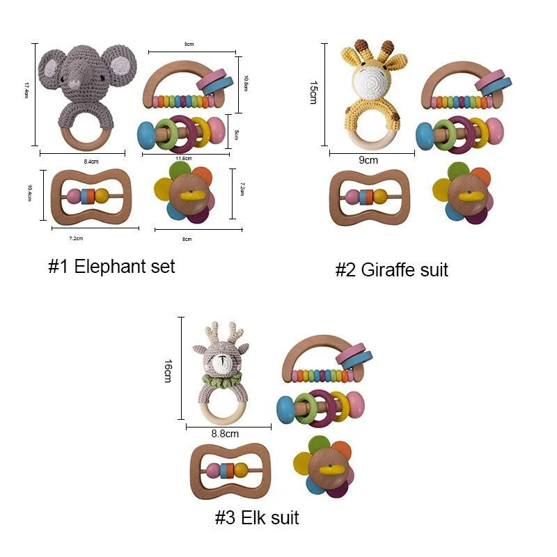 Newborn Double Sided Cotton Blanket Set