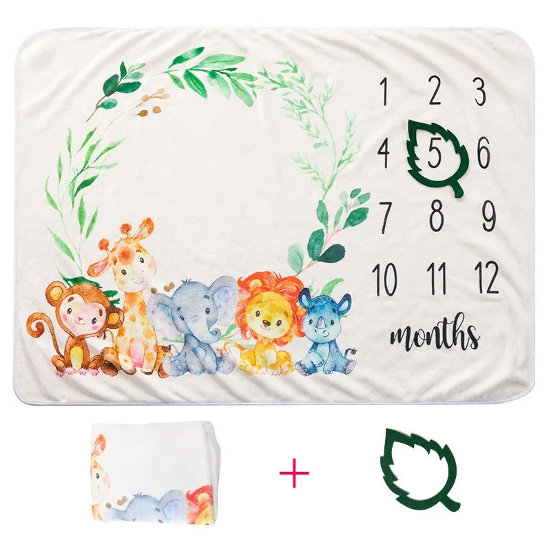 Baby Photography Growth Blanket
