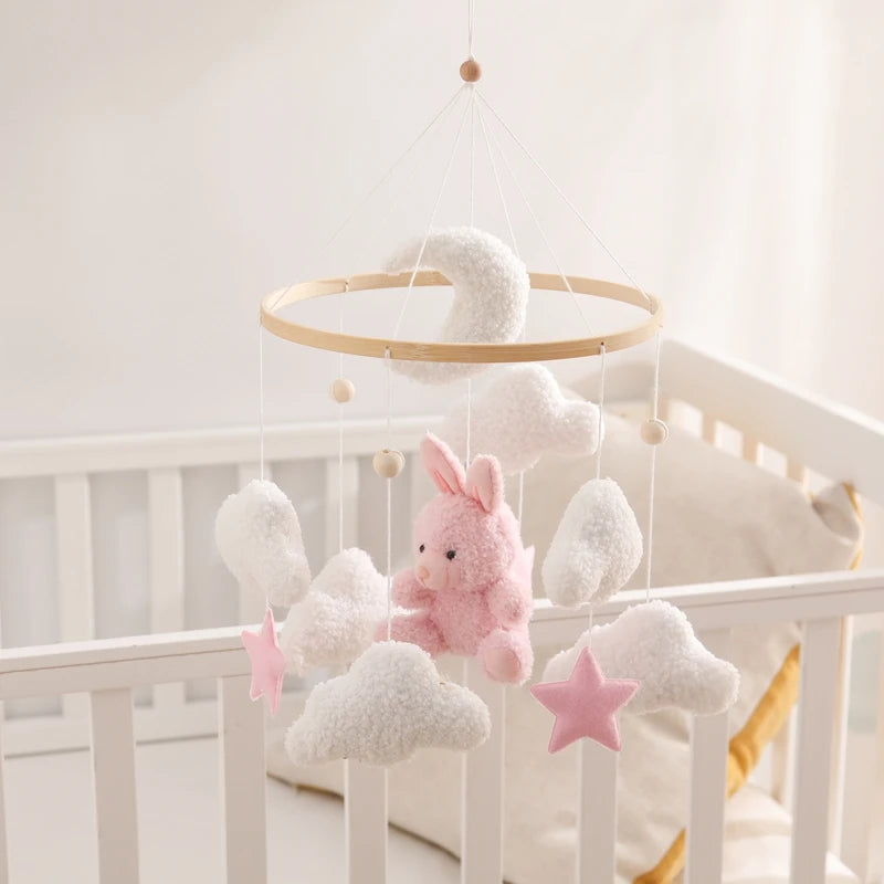 Baby Bell Dream Wooden Crib Mobile