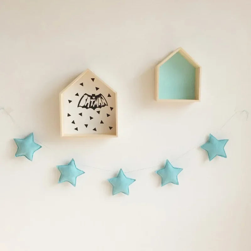 Handmade Nordic Nursery Star Garlands