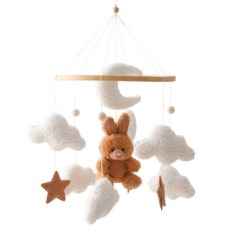 Baby Bell Dream Wooden Crib Mobile
