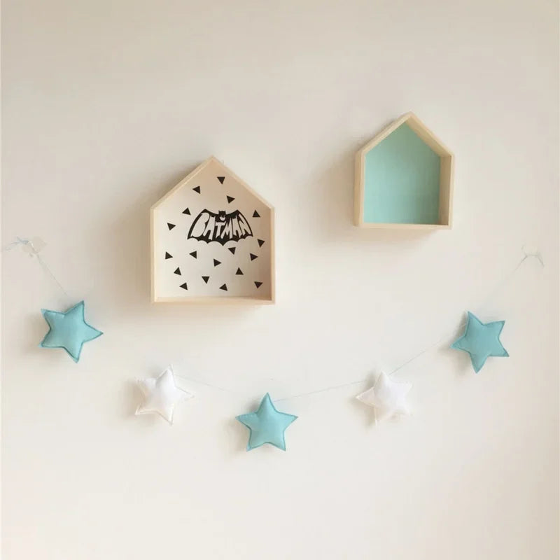 Handmade Nordic Nursery Star Garlands