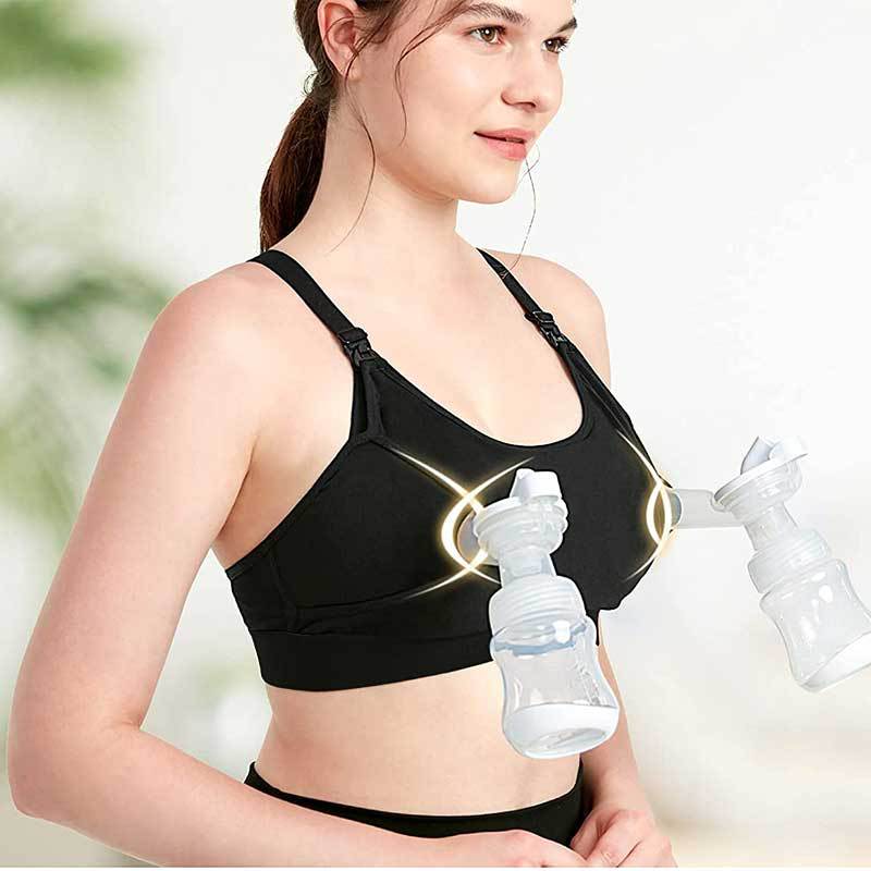 Hands-free Rimless Adjustable Breast Pumping Bra