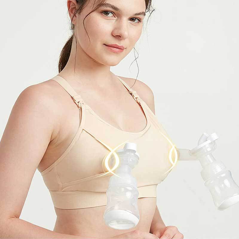 Hands-free Rimless Adjustable Breast Pumping Bra