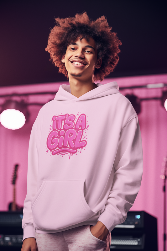 It's A Girl Hoodie - Cute Gender Reveal Sweatshirt